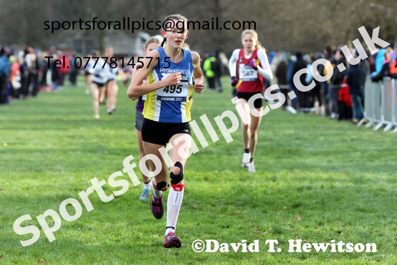 Womens under-17s and under-20s, European Cross Country Championships Trials, Sefton Park, Liverpool. Photo: David T. Hewitson/Sports for All Pics